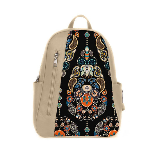 Beige Mixed Backpack Agy - CANVAEGYPT