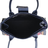 Black Double Handle African Pattern