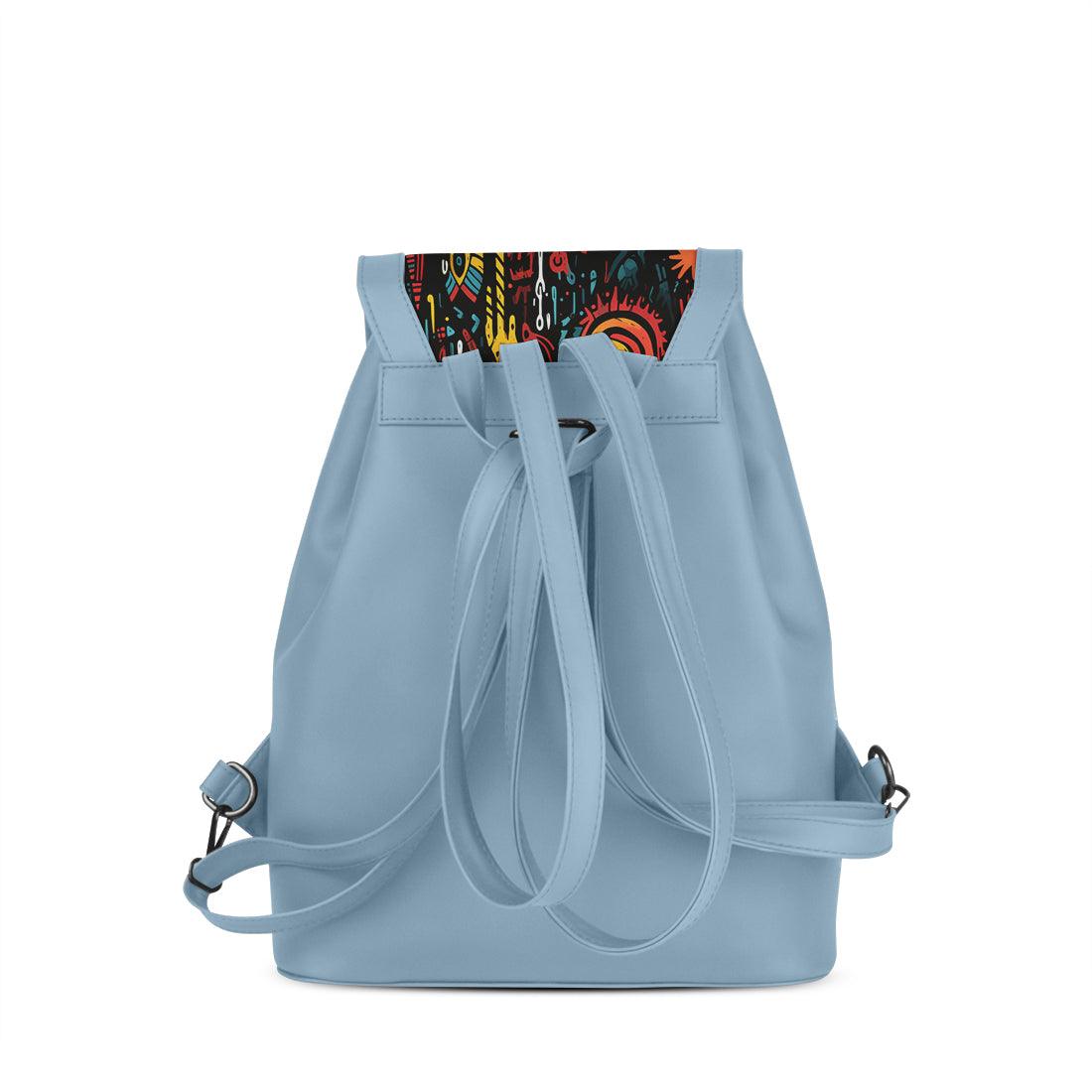 Blue City Serenade Backpack Tribal Rhythms - CANVAEGYPT