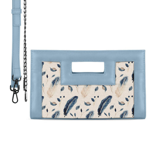 Blue City Sleek Clutch Feathers - CANVAEGYPT