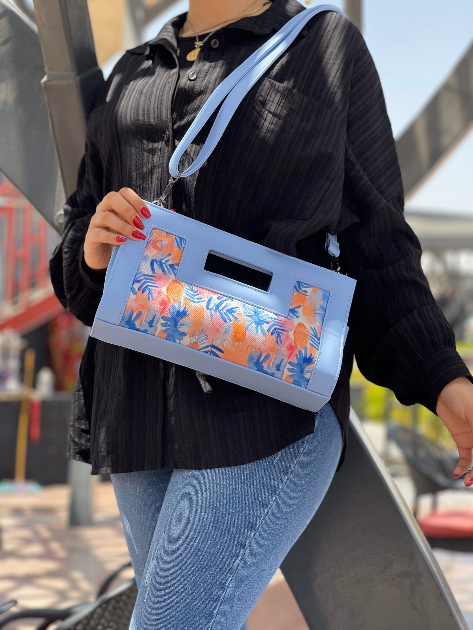 Blue City Sleek Clutch Jocklock - CANVAEGYPT