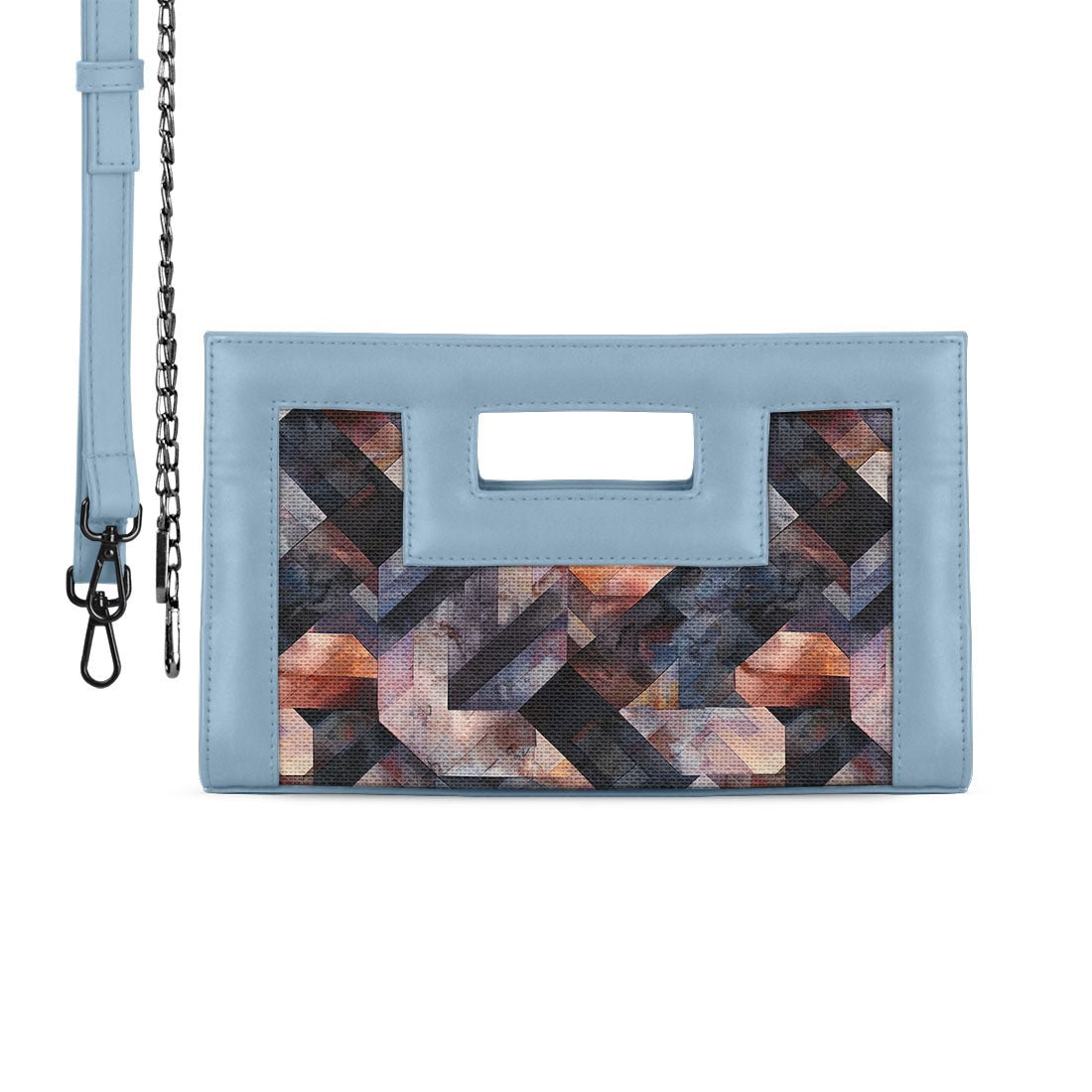 Blue City Sleek Clutch Rectangles - CANVAEGYPT
