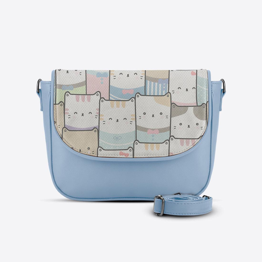 Blue Messenger Crossbody Kitty - CANVAEGYPT