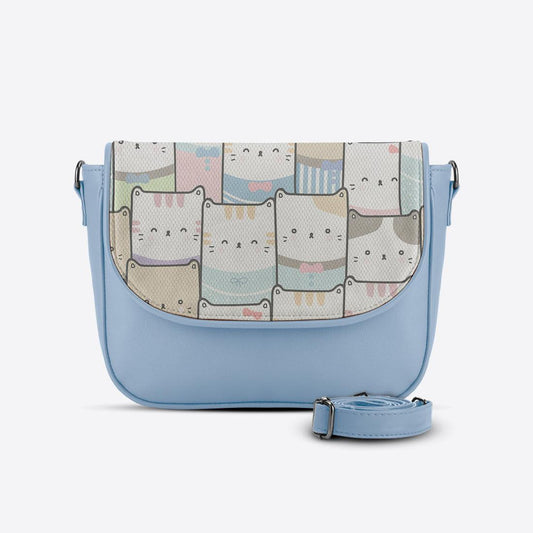 Blue Messenger Crossbody Kitty - CANVAEGYPT