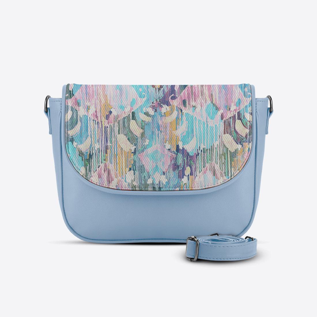 Blue Messenger Crossbody Vibrant purple - CANVAEGYPT