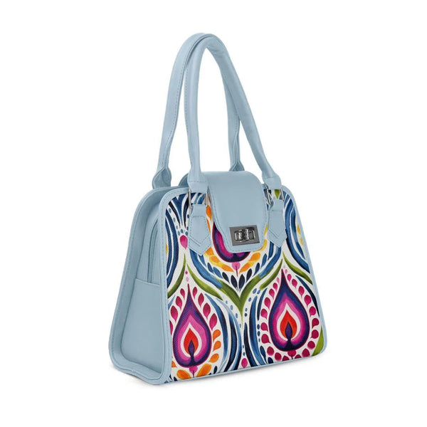 Blue Metropolitan Charm Bag Cozy Winter Hamlet