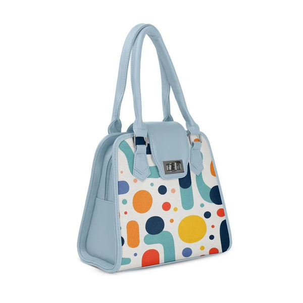 Blue Metropolitan Charm Bag Geometric Genesis