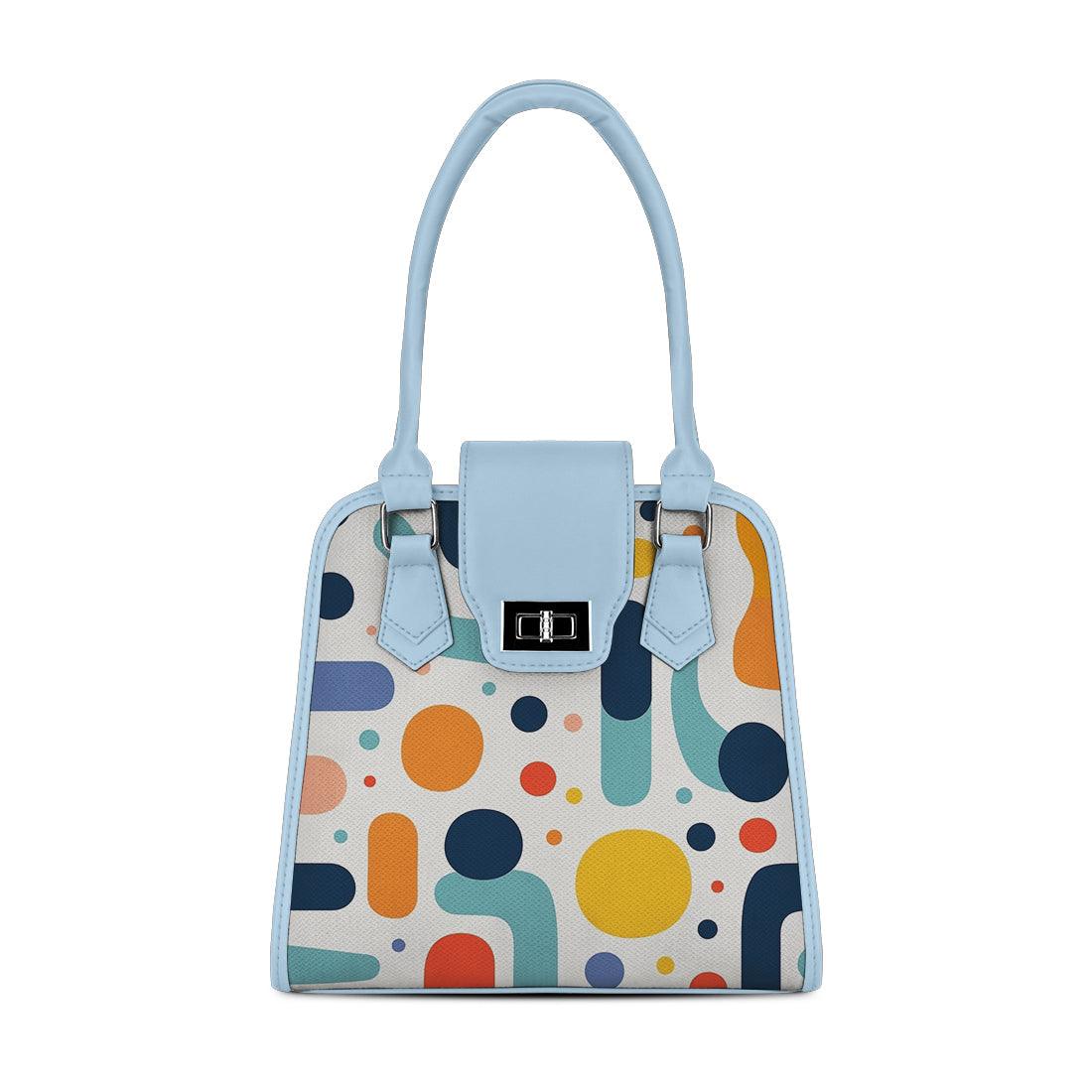 Blue Metropolitan Charm Bag Geometric Genesis - CANVAEGYPT