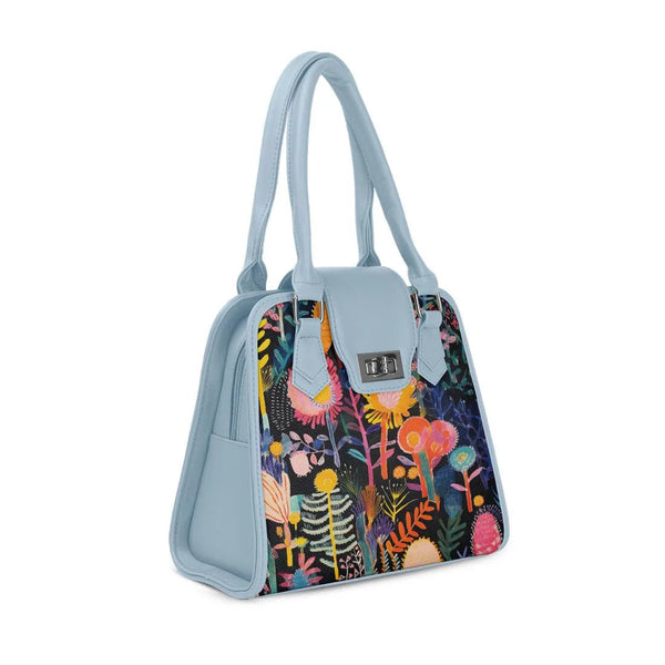 Blue Metropolitan Charm Bag Midnight Floralscape