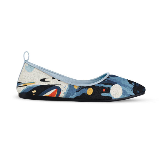 Blue Round Toe Shoe Artistry - CANVAEGYPT