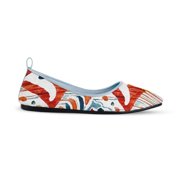 Blue Round Toe Shoe Bali