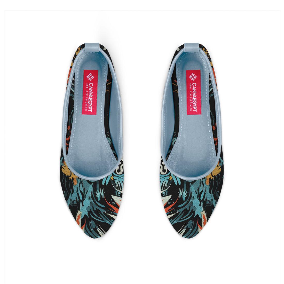 Blue Round Toe Shoe Chromatic - CANVAEGYPT