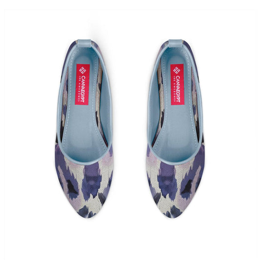 Blue Round Toe Shoe Cloudy - CANVAEGYPT