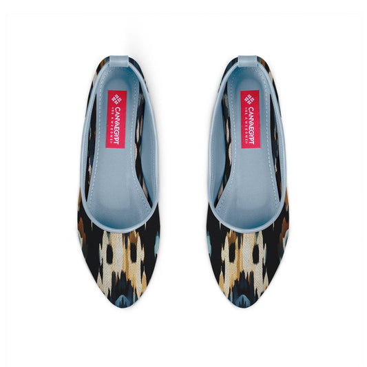 Blue Round Toe Shoe Hazy - CANVAEGYPT