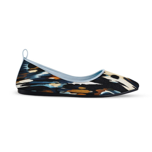 Blue Round Toe Shoe Hazy - CANVAEGYPT