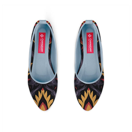 Blue Round Toe Shoe Infernal - CANVAEGYPT