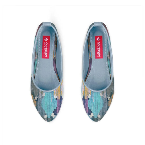 Blue Round Toe Shoe Iris - CANVAEGYPT