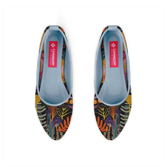 Blue Round Toe Shoe Sea Life - CANVAEGYPT