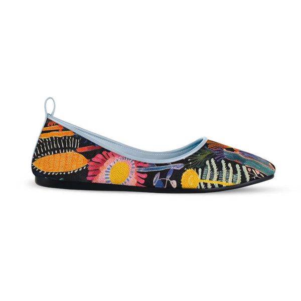 Blue Round Toe Shoe Sea Life