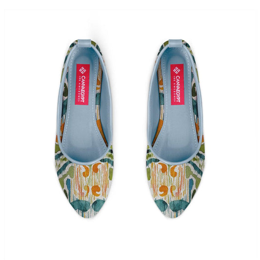 Blue Round Toe Shoe Sugarsnap - CANVAEGYPT