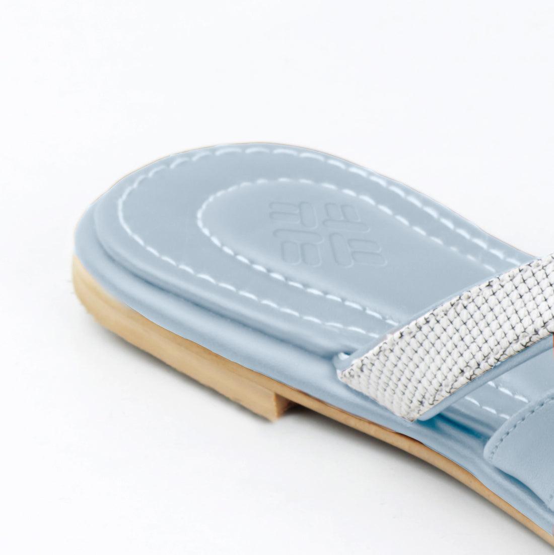 Blue Split Slipper Lines Colors - CANVAEGYPT