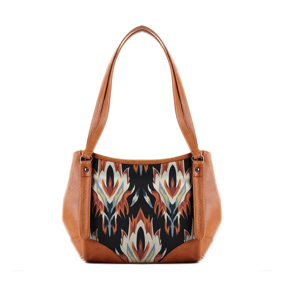 Leather Tote Bag Eye of the Storm - CANVAEGYPT
