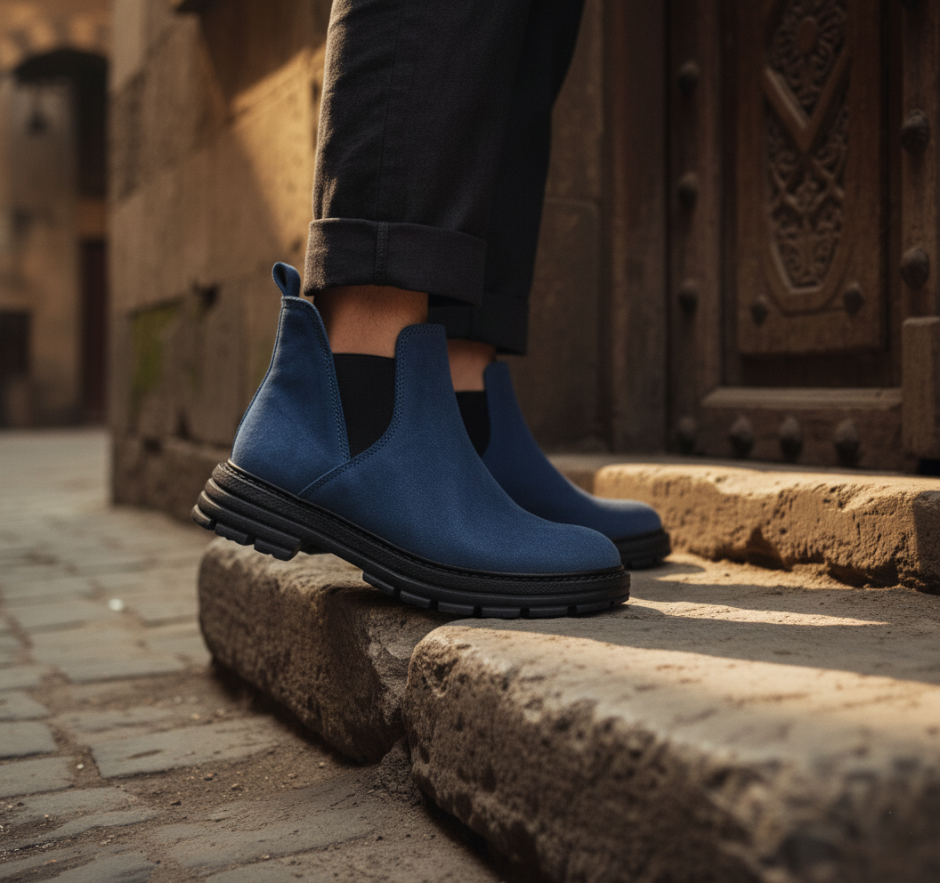 Chelsea Bootie Dark Blue