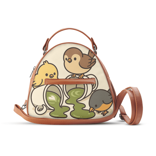 Havana Mini Voyage Backpack Spilled Matcha And Birds - 1