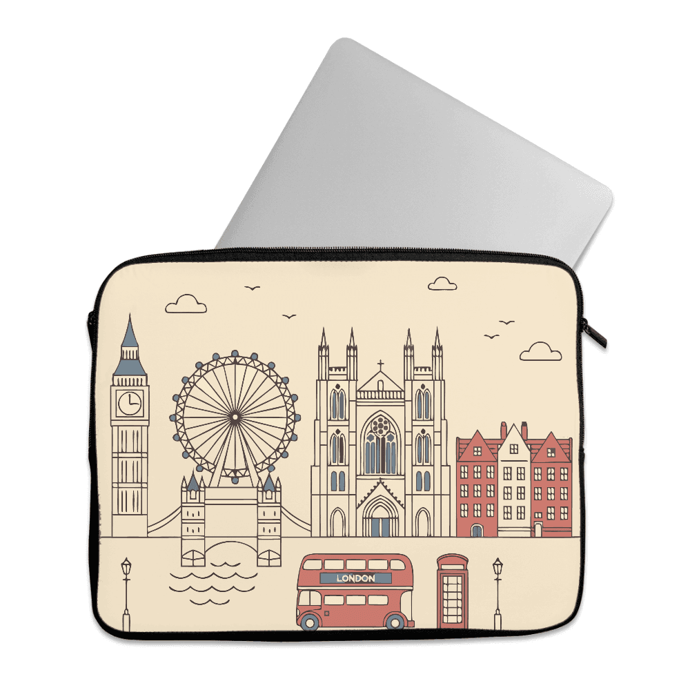 Laptop Sleeve London Skyline