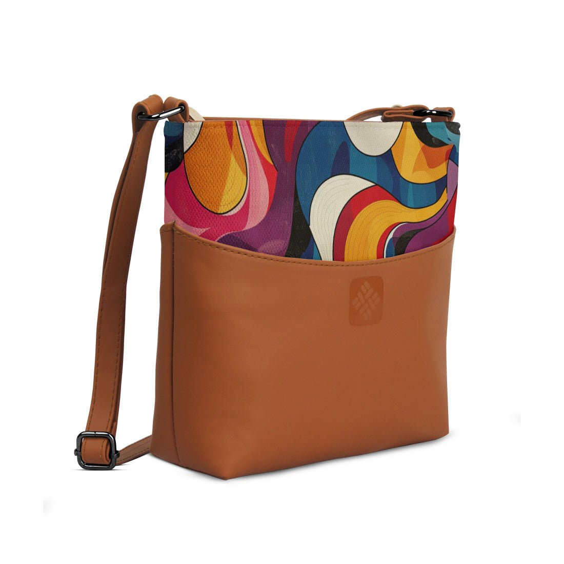 Chic Essentials Crossbody Abstract Pattern - CANVAEGYPT