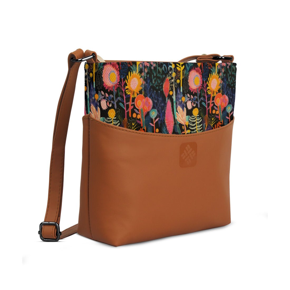 Chic Essentials Crossbody Midnight Floralscape - CANVAEGYPT