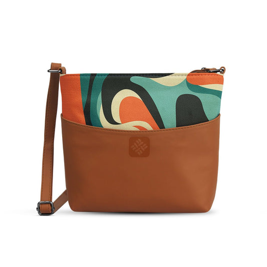 Chic Essentials Crossbody Swirls of Sentience - CANVAEGYPT