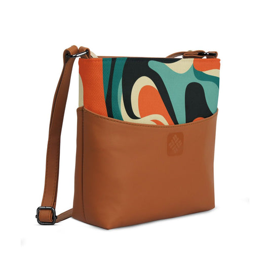 Chic Essentials Crossbody Swirls of Sentience - CANVAEGYPT