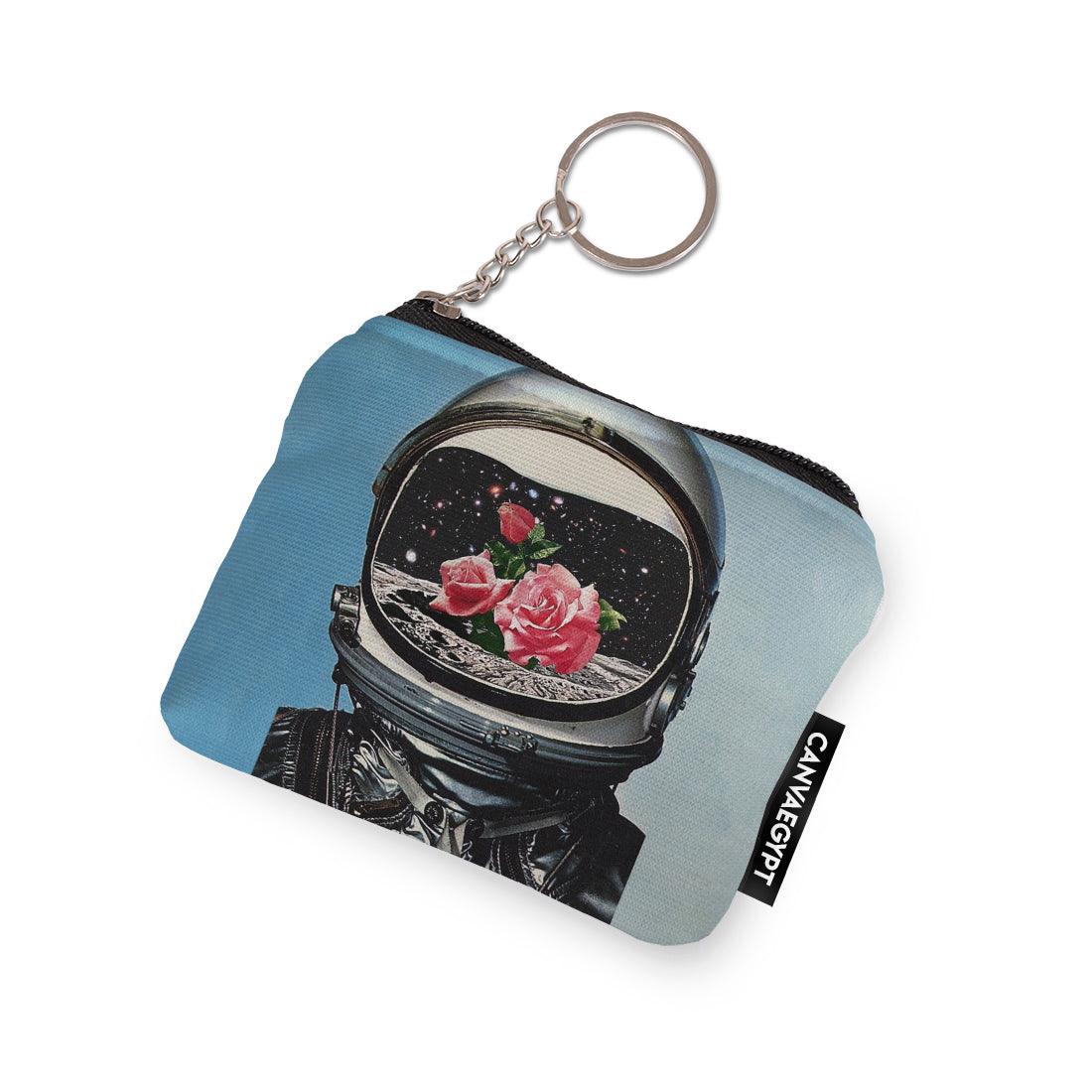 Coin Pocket Astronaut Flower - CANVAEGYPT