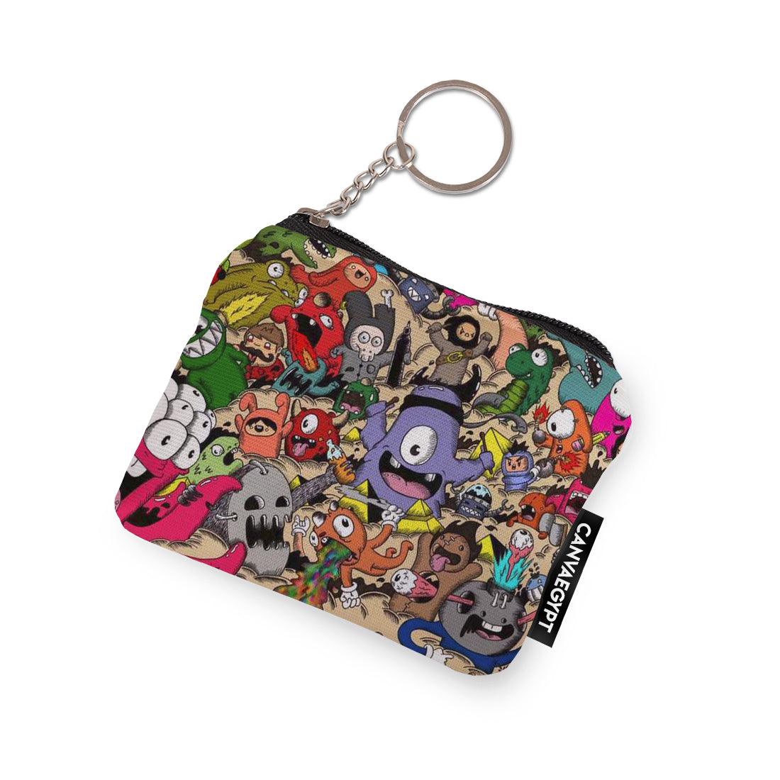 Coin Pocket Cartoon Monsters - CANVAEGYPT