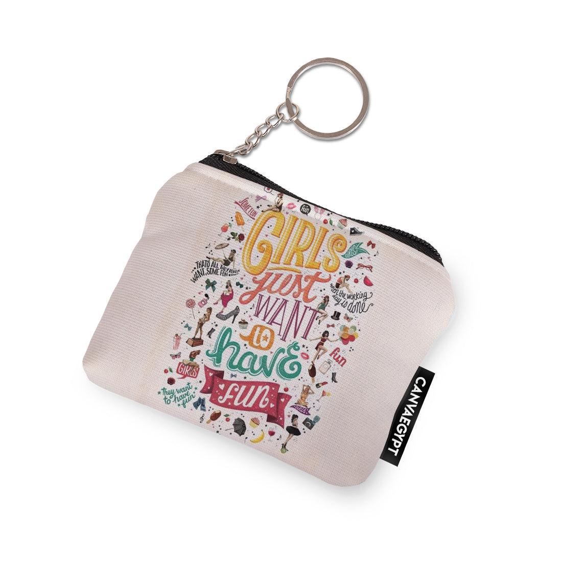 Coin Pocket Girls Just Want To Have Fun - CANVAEGYPT