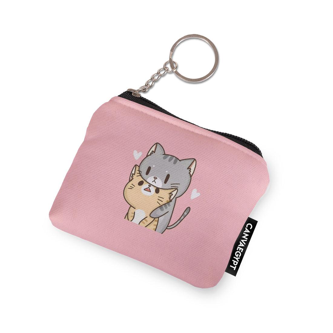 Coin Pocket Kitty love - CANVAEGYPT