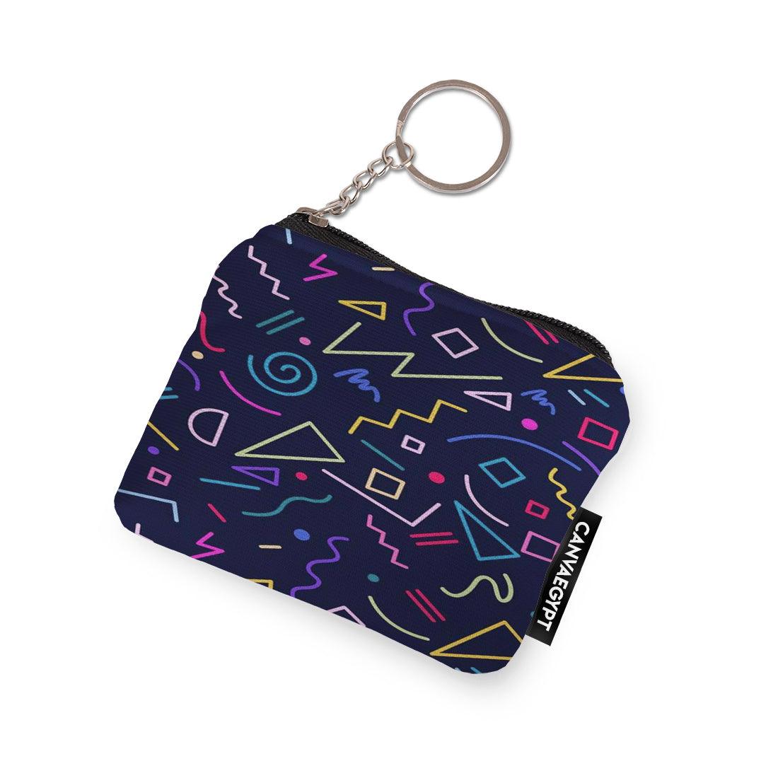 Coin Pocket Neon Shapes - CANVAEGYPT
