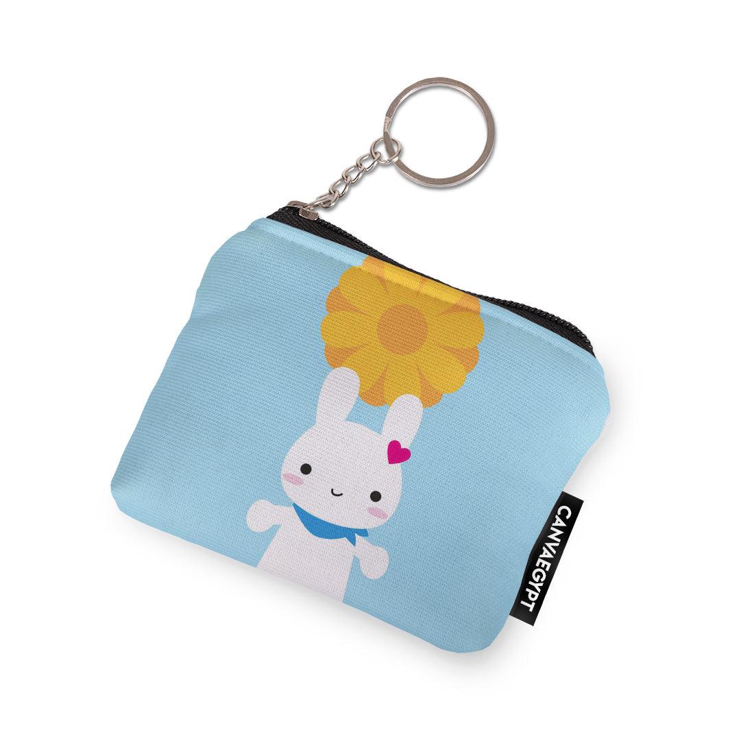 Coin Pocket White rabbit - CANVAEGYPT