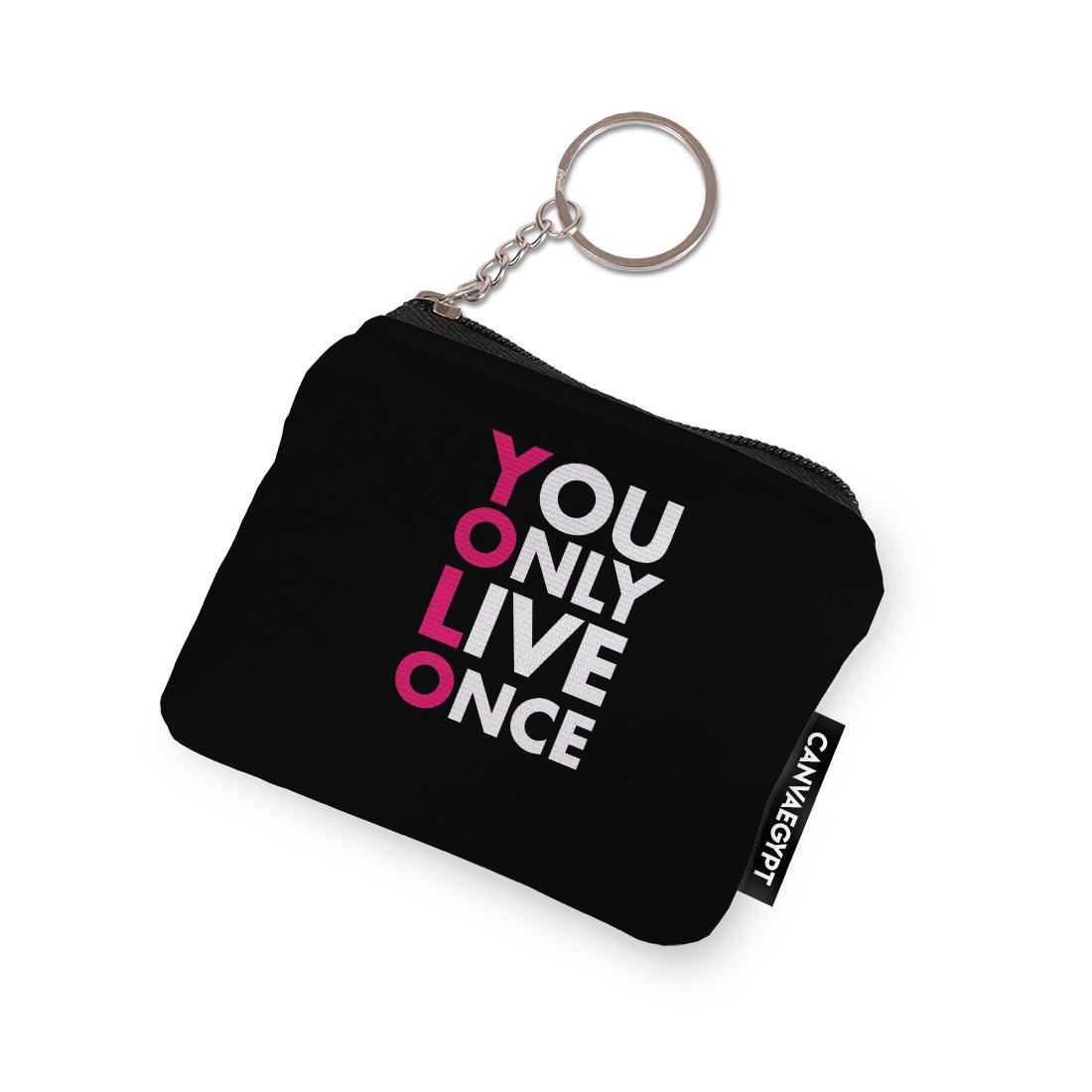 Coin Pocket You Only Live Once - CANVAEGYPT