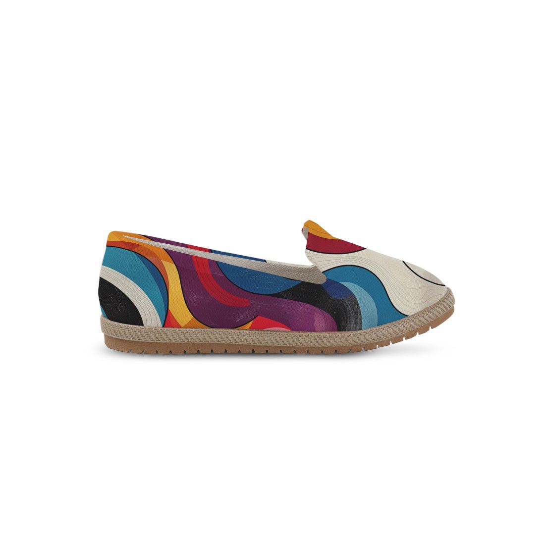 Colorful Abstract Pattern Nook Espadrille - CANVAEGYPT