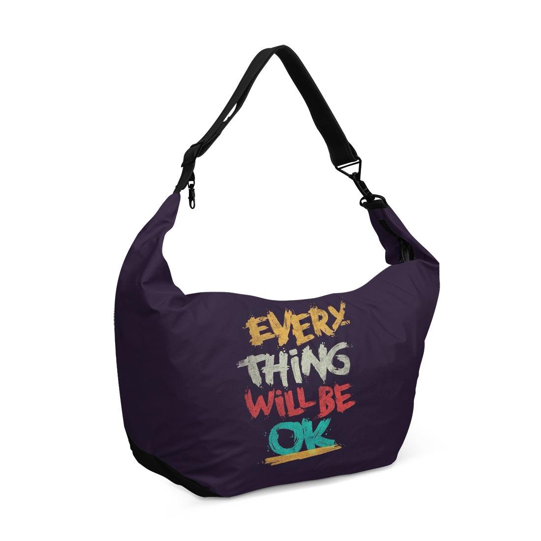 Crescent bag Everything will be ok - CANVAEGYPT