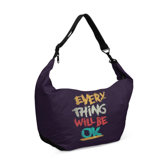 Crescent bag Everything will be ok - CANVAEGYPT