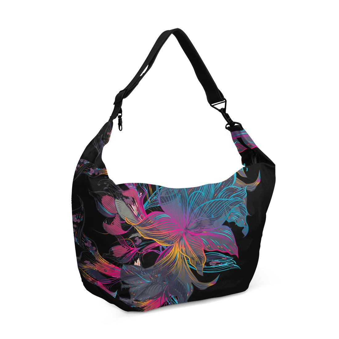 Crescent bag Floral Leaves - CANVAEGYPT