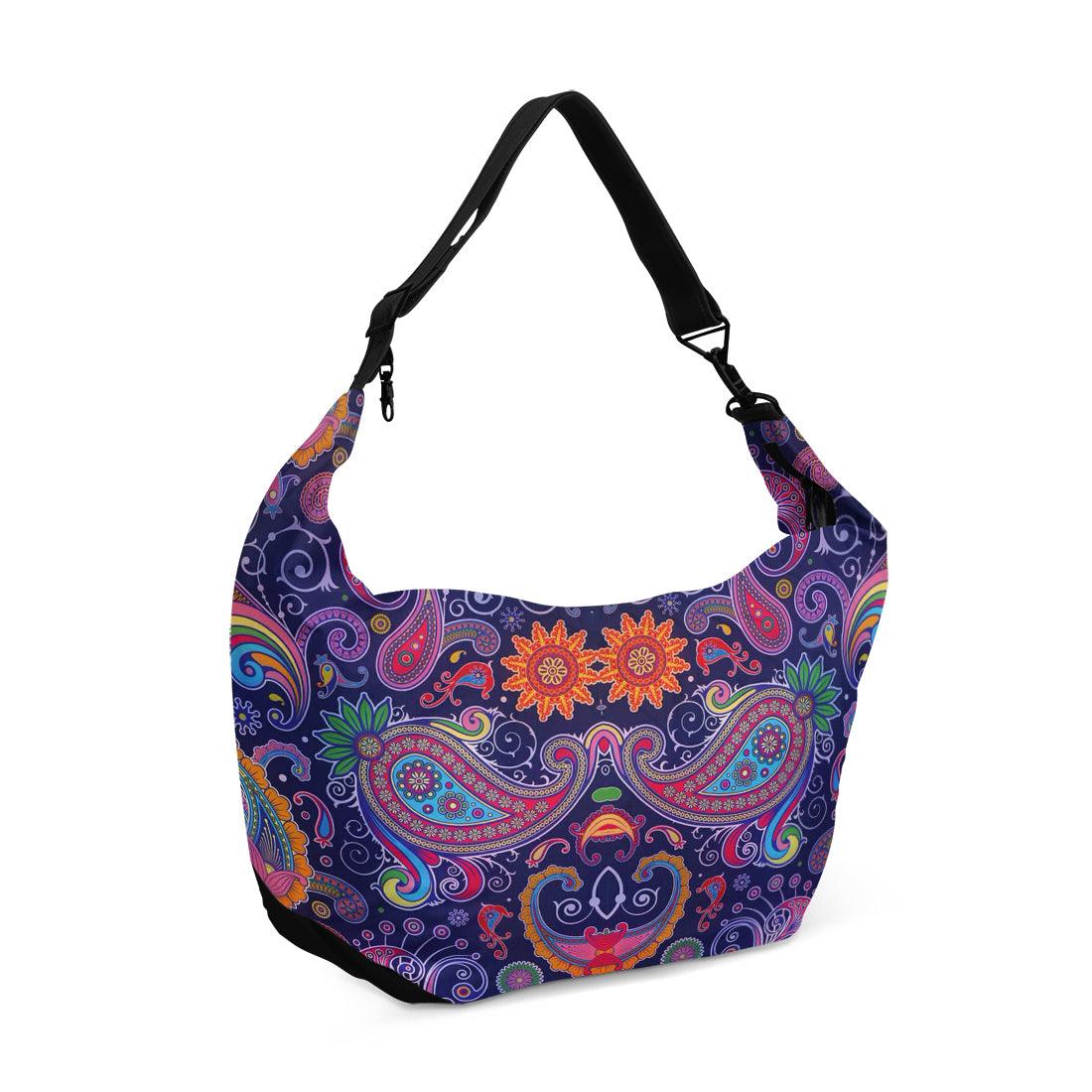 Crescent bag Floral Purple - CANVAEGYPT