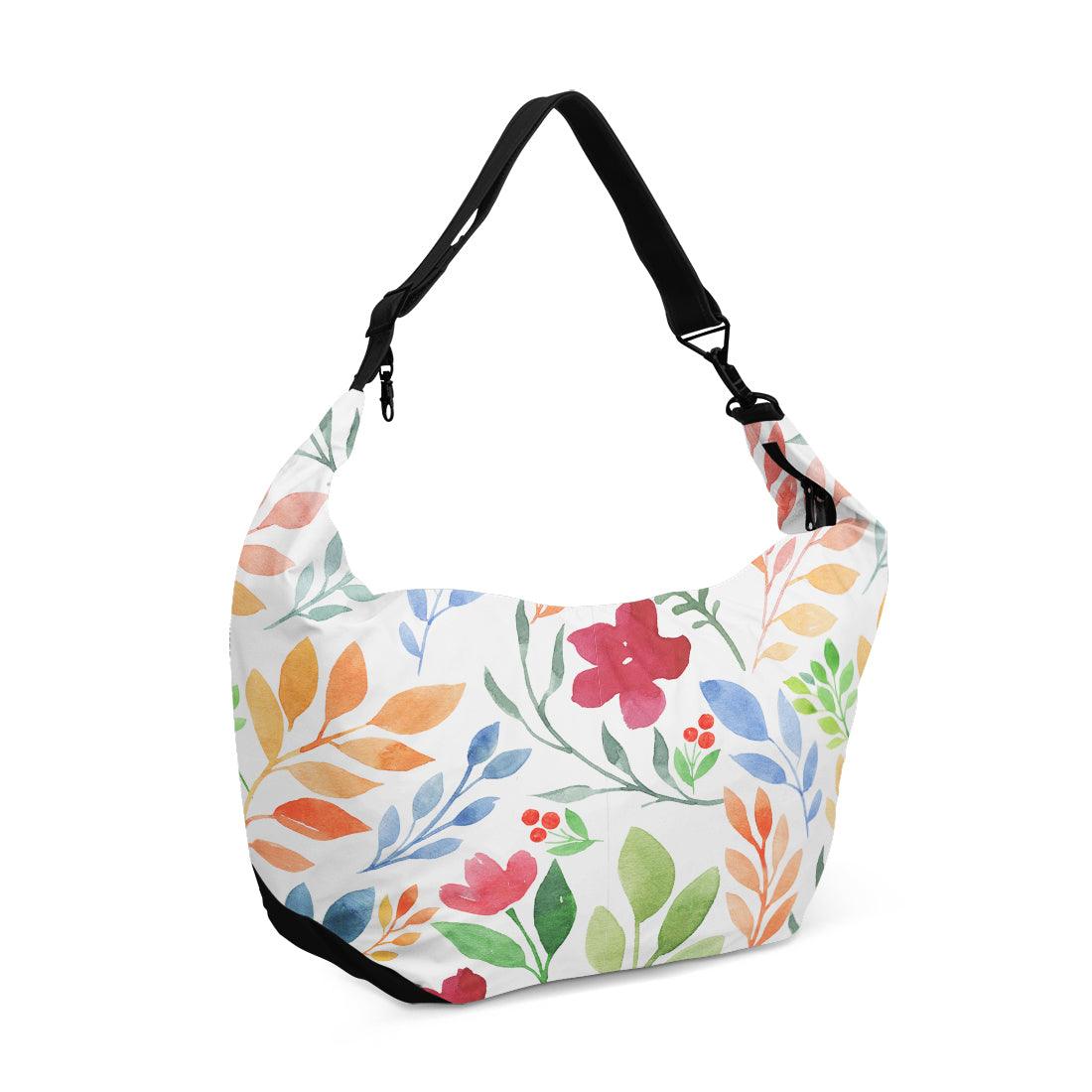 Crescent bag Floral White - CANVAEGYPT