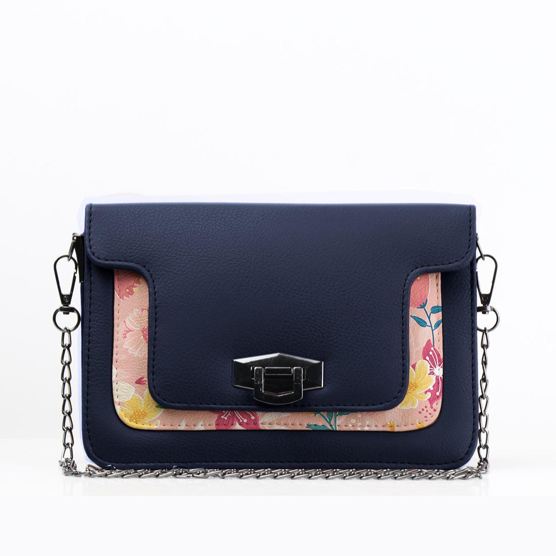 DB Mini Embossed Chain Bag Rose Floral - CANVAEGYPT