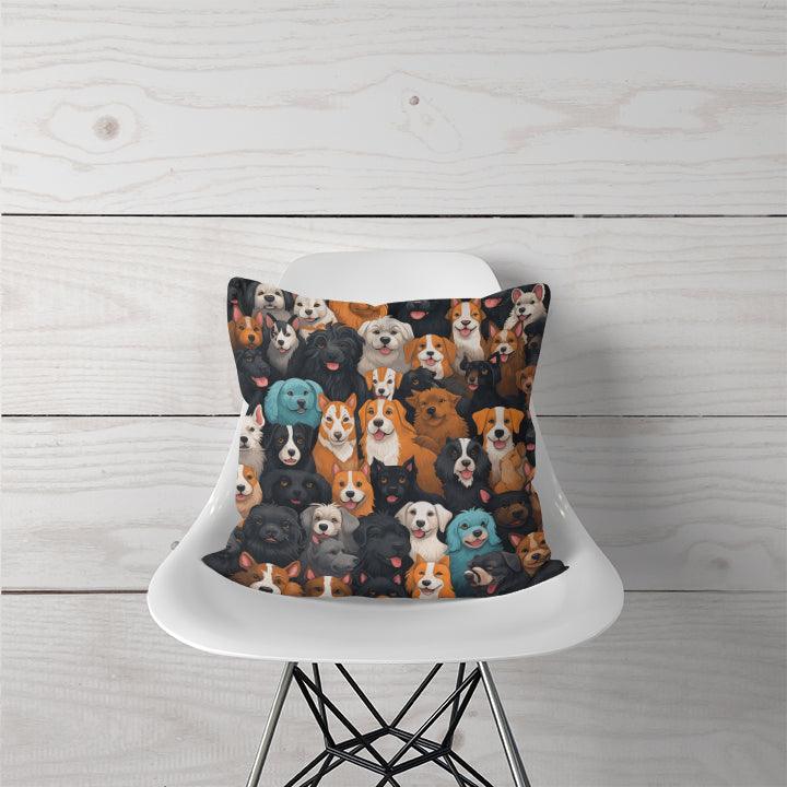 Decorative Pillow Dog Pattern - CANVAEGYPT