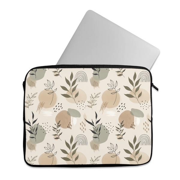 Desert Bloom design printed on a laptop sleeves — CANVAEGYPT