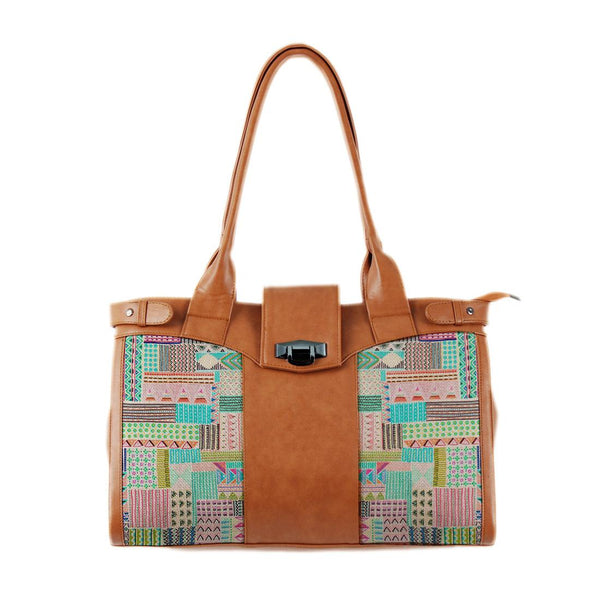 Double Handle Large Bag Light Colors - CANVAEGYPT